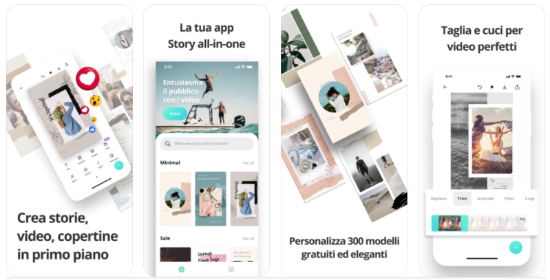 CANVA l'app per storie e video Instagram